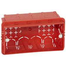 LEGRAND 089249 4/5 modul kettes doboz függőleges/vízszintes használatra, téglafalba villanyszerelés