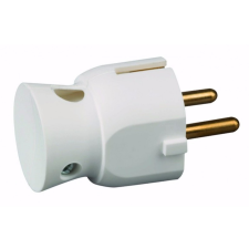 LEGRAND 2P+F dugvilla műanyag fehér, oldalsó kivezetéssel (50316) villanyszerelés