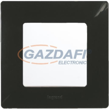 LEGRAND 397031 Niloé egyes keret, matt fekete villanyszerelés