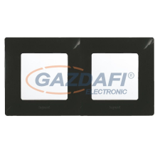 LEGRAND 397032 Niloé kettes keret, matt fekete villanyszerelés