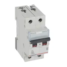 LEGRAND 403734 TX3 kismegszakító 2P D6 6000A/6kA BIC villanyszerelés
