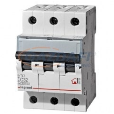 LEGRAND 403750 TX3 kismegszakító 3P D4 6000A/6kA BIC villanyszerelés