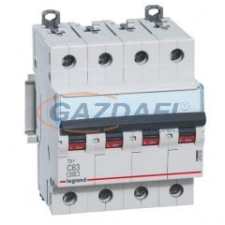 LEGRAND 403767 TX3 kismegszakító 4P D4 6000A/6kA BIC villanyszerelés
