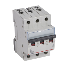 LEGRAND 404120 TX3 Kismegszakító. 3P, 2A, B karakterisztika, 10kA villanyszerelés
