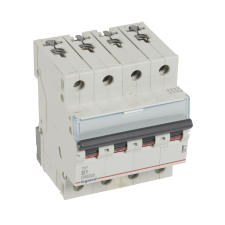 LEGRAND 404147 TX3 Kismegszakító. 4P, 1A, B karakterisztika, 10kA villanyszerelés