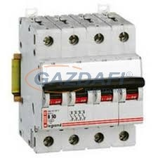 LEGRAND 404158 TX3 kismegszakító 4P B40 10000A/10kA BIC villanyszerelés