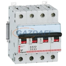 LEGRAND 404260 TX3 kismegszakító 4P C40 10000A/10kA BIC villanyszerelés
