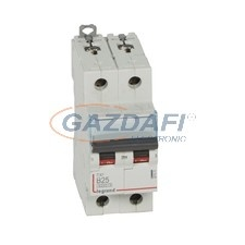 LEGRAND 407511 DX3 kismegszakító 2P B25 6000A/10kA villanyszerelés