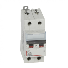 LEGRAND 407800 DX3 Kismegszakító. 2P, 16A, C karakterisztika, 6kA villanyszerelés