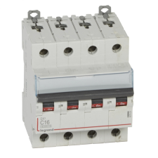 LEGRAND 407928 DX3 Kismegszakító. 4P, 16A, C karakterisztika, 6kA villanyszerelés
