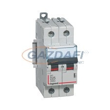 LEGRAND 408037 DX3 kismegszakító 2P D63 6000A/10kA villanyszerelés