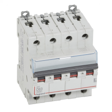 LEGRAND 408153 DX3 Kismegszakító. 4P, 63A, D karakterisztika, 6kA villanyszerelés