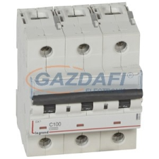 LEGRAND 408663 DX3 kismegszakító 3P C100 10000A/16kA villanyszerelés
