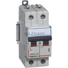 LEGRAND 409199 DX3 kismegszakító 2P C6 10000A / 16 kA villanyszerelés