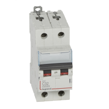 LEGRAND 409205 DX3 Kismegszakító. 2P, 32A, C karakterisztika, 10kA villanyszerelés