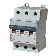 LEGRAND 409247 DX3 kismegszakító 3P C1 10000A / 16 kA villanyszerelés