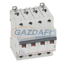 LEGRAND 409334 DX3 kismegszakító 4P C10 10000A/16kA villanyszerelés
