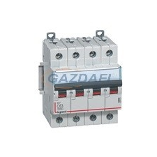 LEGRAND 409536 DX3 kismegszakító 4P D32 10000A / 16 kA villanyszerelés