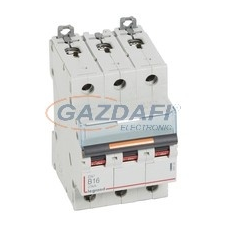 LEGRAND 409729 DX3 kismegszakító 25kA 3P 400V~ B16 villanyszerelés