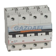 LEGRAND 409751 DX3 kismegszakító 25kA 4P 400V~ B125 villanyszerelés