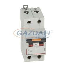 LEGRAND 409768 DX3 kismegszakító 25kA 2P 230/400V~ C16 villanyszerelés