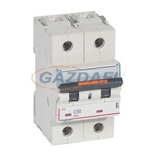 LEGRAND 409773 DX3 kismegszakító 25kA 2P 230/400V~ C50 villanyszerelés