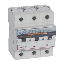 LEGRAND 409785 DX3 kismegszakító 25kA 3P 400V~ C40 villanyszerelés
