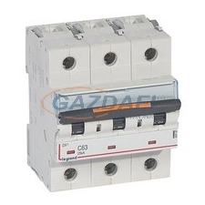 LEGRAND 409787 DX3 kismegszakító 25kA 3P 400V~ C63 villanyszerelés