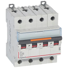 LEGRAND 409796 DX3 kismegszakító 25kA 4P 400V~ C25 villanyszerelés