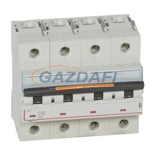 LEGRAND 409797 DX3 kismegszakító 25kA 4P 400V~ C32 villanyszerelés