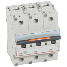 LEGRAND 409841 DX3 kismegszakító 25kA 3P 400V~ D100 villanyszerelés