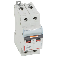 LEGRAND 409867 DX3 kismegszakító 25kA 2P 230/400V~ MA2,5 villanyszerelés