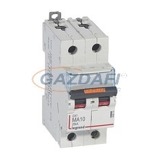 LEGRAND 409870 DX3 kismegszakító 25kA 2P 230/400V~ MA10 villanyszerelés