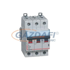 LEGRAND 409883 DX3 kismegszakító 25kA 3P 400V~ MA25 villanyszerelés