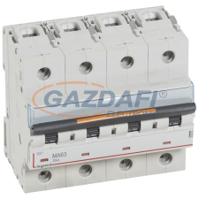 LEGRAND 409895 DX3 kismegszakító 25kA 4P 400V~ MA63 villanyszerelés