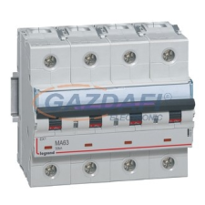 LEGRAND 410257 DX3 kismegszakító 50kA 4P 400V~ MA2,5 villanyszerelés