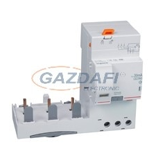 LEGRAND 410605 DX3 áramvédő relé 3P 400V~ Hpi 63A 30mA villanyszerelés
