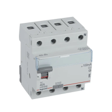 LEGRAND 411775 TX3 áram-védőkapcsoló 4P D 40A 100MA A villanyszerelés
