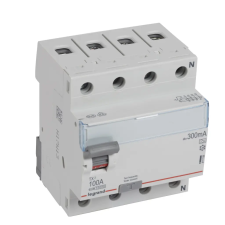 LEGRAND 411788 TX3 áram-védőkapcsoló 4P D 100A 300MA A villanyszerelés