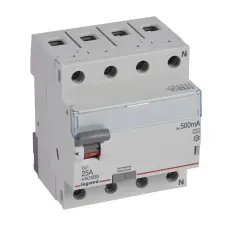 LEGRAND 411794 TX3 áram-védőkapcsoló 4P D 25A 500MA A villanyszerelés