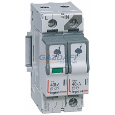 LEGRAND 412246 Túlfeszültség-levezető T2 40KA 1P+N NR villanyszerelés