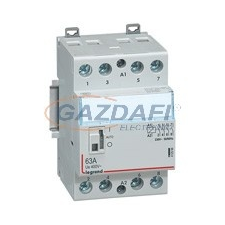 LEGRAND 412557 CX3 moduláris kontaktor 63A 230V 4Ny - karral villanyszerelés