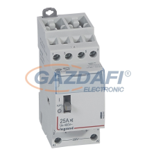 LEGRAND 412561 CX3 moduláris kontaktor 25A 230V 4Z halk - karral villanyszerelés