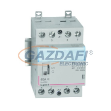 LEGRAND 412562 CX3 moduláris kontaktor 40A 230V 4Z halk - karral villanyszerelés
