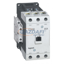 LEGRAND 416211 CTX3 ip. mágneskapcs. 3P 85A 2Z+2NY 24V DC villanyszerelés