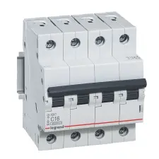 LEGRAND 419257 RX3 kismegszakító 4P C16 6000A BIC villanyszerelés