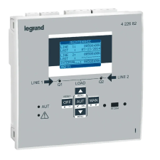 LEGRAND 422682 Forrásátkapcsoló automatika Advanced, LCD kijelzővel villanyszerelés