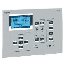 LEGRAND 422683 Forrásátkapcsoló automatika Advanced sínbontóval, LCD kijelzővel villanyszerelés