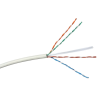 LEGRAND 632724 Linkeo fali kábel, réz, Cat6, árnyékolatlan (U/UTP), 4 érpár (AWG23), PVC, fehér, d:6.1mm, 305m, kartondoboz,