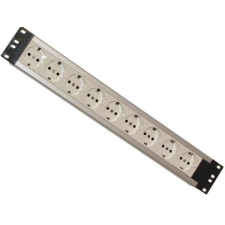 LEGRAND 646812 9-es 19"/1u 3m földelt elosztósor kábel és adapter